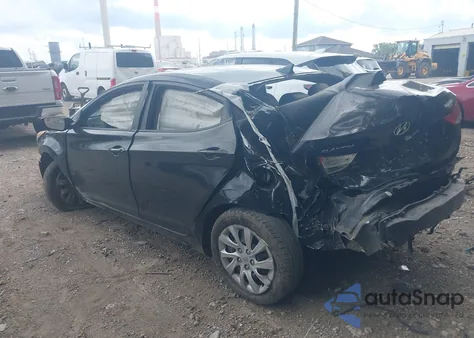 2012 Hyundai Elantra Gls из США, поврежденный, VIN 5NPDH4AE2CH140022